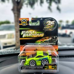 Jada Fast & Furious 25 Years Small Blocks 1/43 Brian's Mitsubishi Eclipse