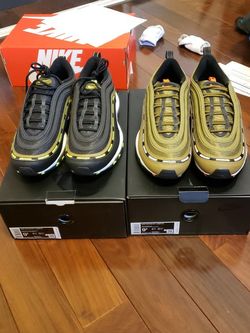 Undefeated Airmax 97 militia green volt black pack