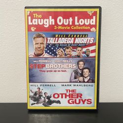 Talladega Nights / Step Brothers / The Other Guys DVD Laugh Out Loud 3 Movies
