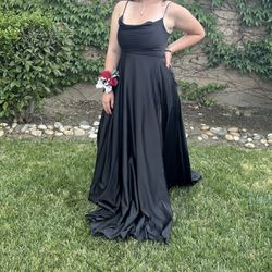 Black Ballgown Prom Dress