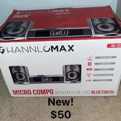 New! Cd/bluetooth Player Set 