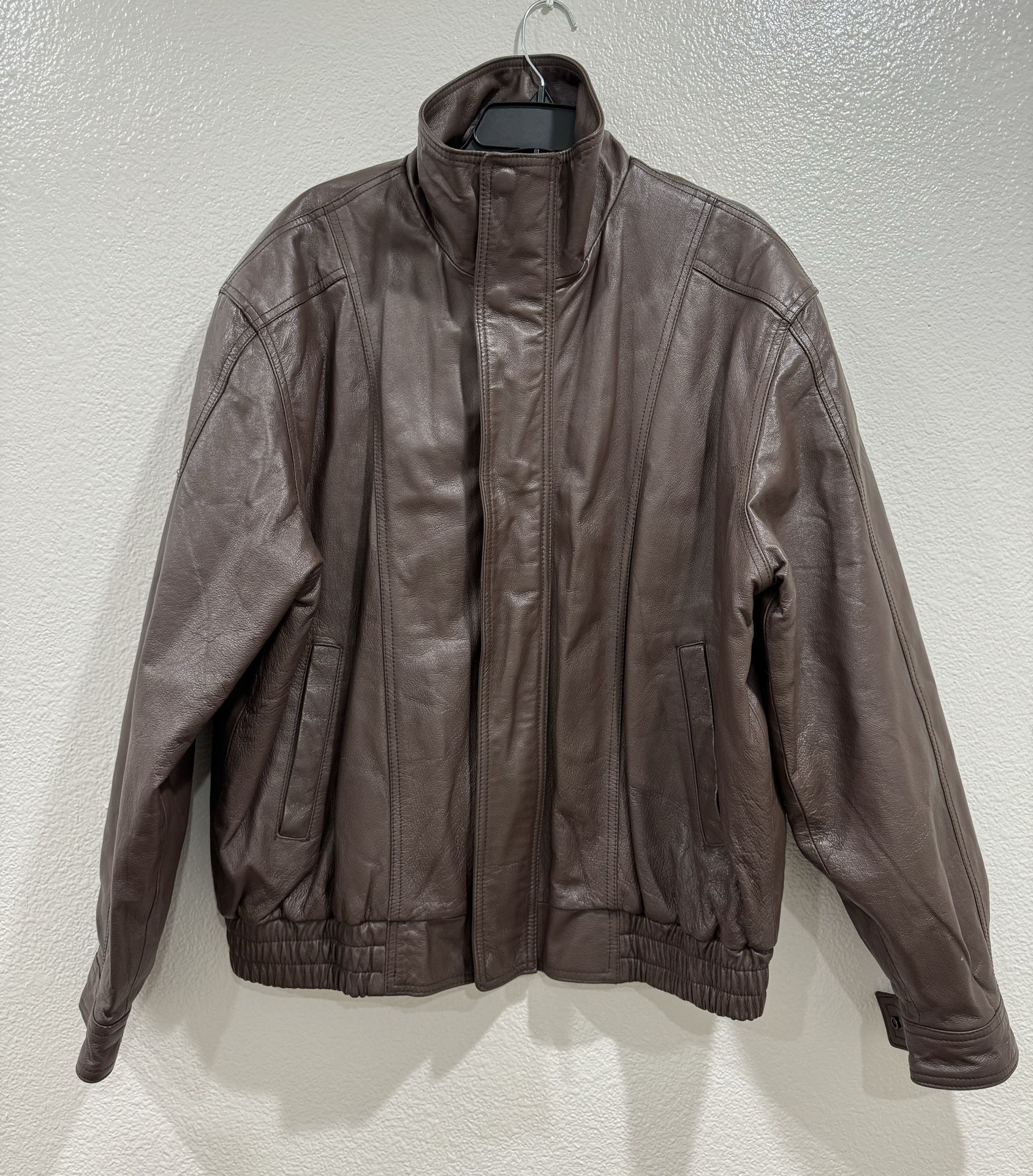 Niko Men’s Genuine Leather Jacket Size L