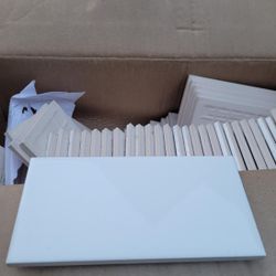 TILE-Jeffrey Court -3 " By 6 " Field Tile- Unopened Case(100 Tiles) Plus 47 Extra Tiles