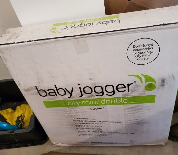 Baby Jogger City Mini Double Stroller -- Brand New, Unopened Box