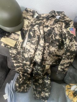 Kids Military Soldier Costume