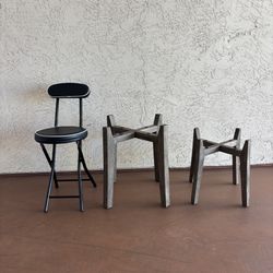 One Solid Wood Heavy Plant Stand - Buy 1 Or Both