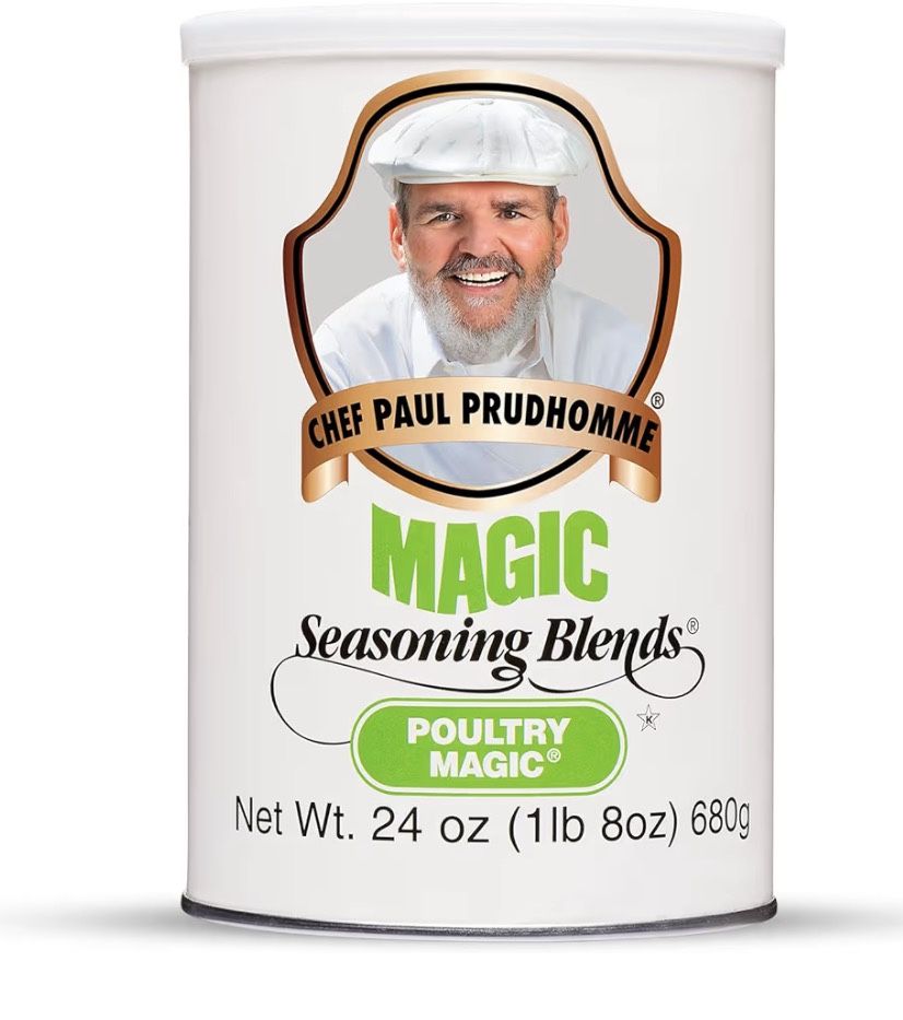 Chef Paul Magic Seasonings Blends Poultry Magic Seasoning | MSG-Free Chicken Seasoning | Gluten-Free Poultry Rub | For Roasting, Grilling & Cooking |