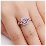Pink Gemstone Ring 