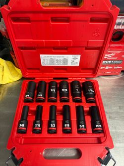 Milwaukee 1/2” 12 Piece Impact Set