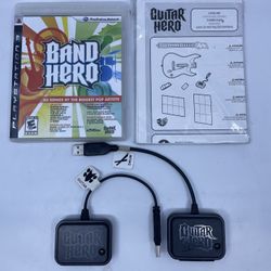 Guitar Hero Band Hero Game And Dongles