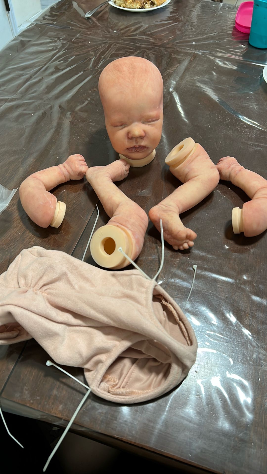 Finished Painted Kit. Reborn Baby Doll