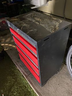 Metal Tool Chest Cabinet with Drawers