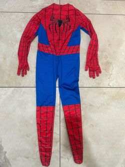 Spider-Man Deluxe Full Body Kids Costume – Size 8 Medium size