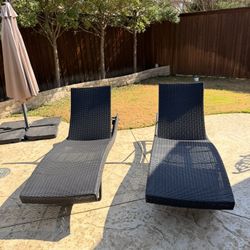 Tanning chairs