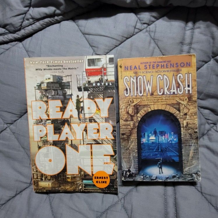 Ready Player One & Snow Crash Paperback Books