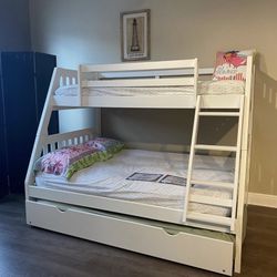 Twin Over Full Bunk Bed $39 Down 