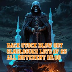 Back Stock Blow Out Slnglssues Lots Of 25 All Different 