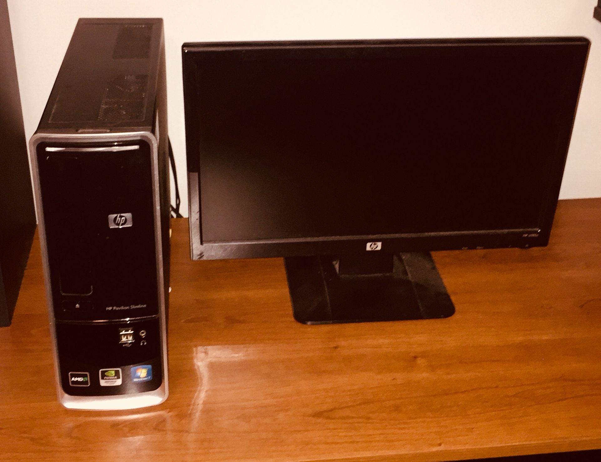 HP Pavilion Desktop Computer and Tower