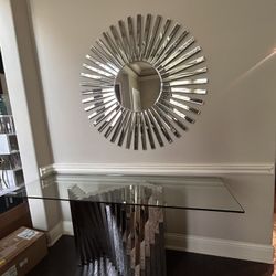 Glass Console Table