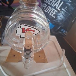 Kansas City Chiefs Liquor Decanter/dispenser 