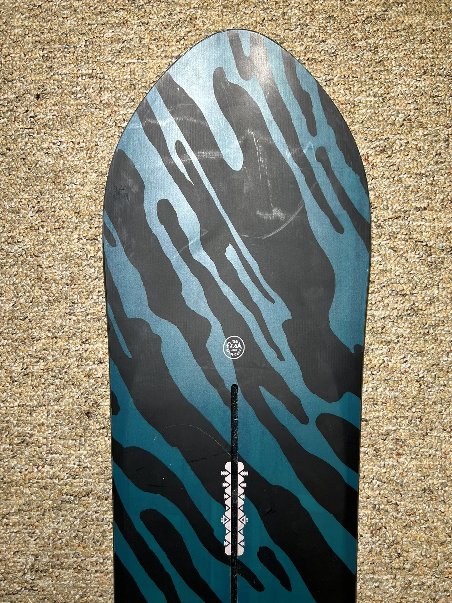 Snowboard Burton Fish 3D 156cm Powder Snowboard