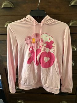 Snoopy XO Pink Lightweight Hoodie