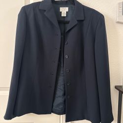 Ann Taylor LOFT Navy Blazer Size 10P