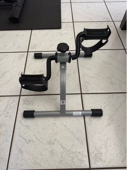 Under Your Desk or Table Stationary Sit Down EZ Aid legs in motion Excercise Wheels For leg movement