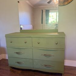 Vintage Green Dresser