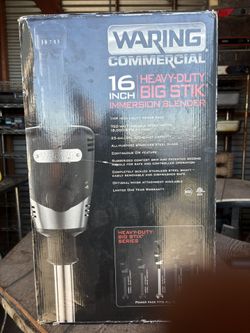 Warning Commercial Immersion Blender