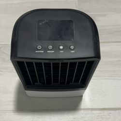 Black and White Digital Air Fan