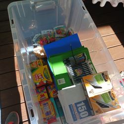 All Brand New School Supplies Lots In A Brand New Tote With Wheels