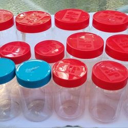 FREE PLASTIC STORAGE JARS