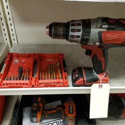 Milwaukee 2610-20 1/2" Drill 18 Volt With Bits