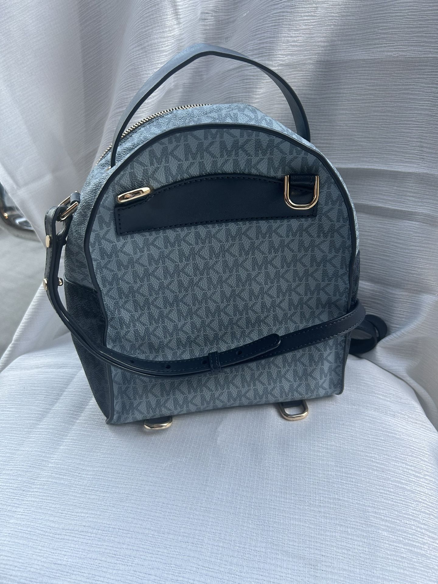 Blue Signature Michael Kors Backpack/Crossbody
