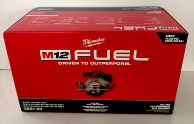 M12 FUEL 12V Lithium Ion Brushless 5-3/8 in Cordless Circular Saw (Tool Only)
