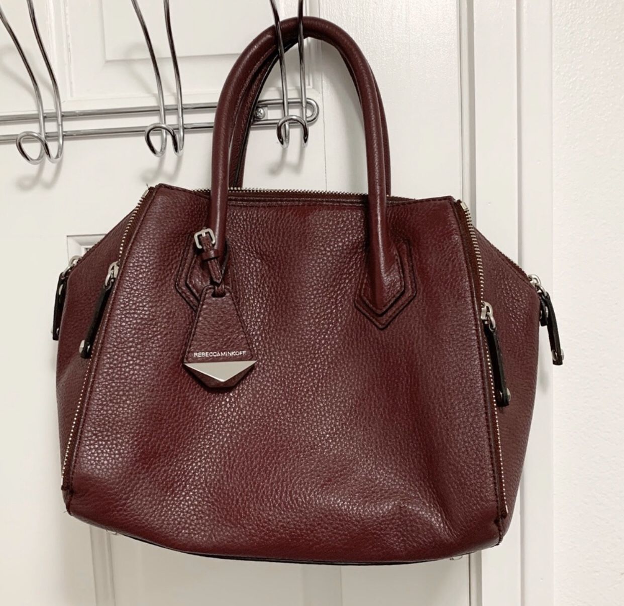 Rebecca Minkoff Burgundy Leather Purse