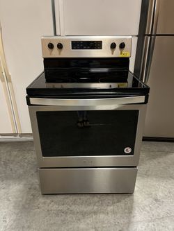 Whirlpool Stainless Steel Glass Top Stove