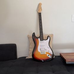 Donner Brown And White Electric Guitar
