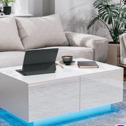 Modern White Coffee Table