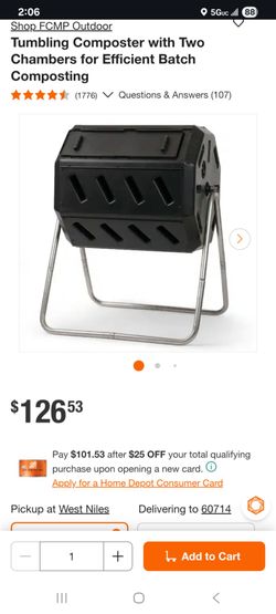 2 for $100 Used compost tumblers