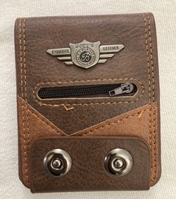 Mens Leather Foldable Pocket Wallet