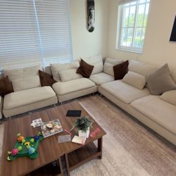 IKEA Sofa 5 Seater + Ottoman