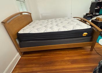 Queen Mattress (and Frame)