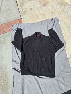 Almost New Old Navy Black Quarter-Zip Pullover Sweatshirt Size XL