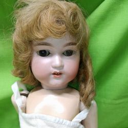 Bisque Head German G.B.  Doll 24" Tall Blonde