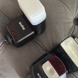 Godox and Sony flash attachments