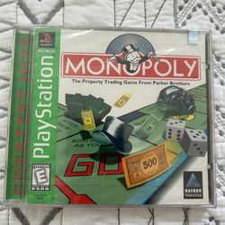 PlayStation 1 Monopoly Video Game 