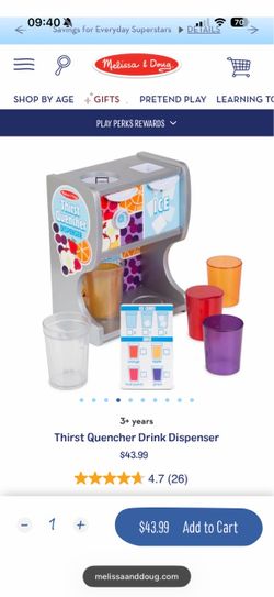 Melissa and doug thirst quencher dispenser