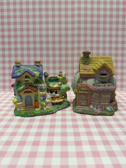 Hoppy Hollow Miniature Village House Collection – Set of 10